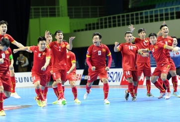 BXH Futsal thế giới tháng 2/2016: Việt Nam tăng mạnh, Iran số 1 châu lục